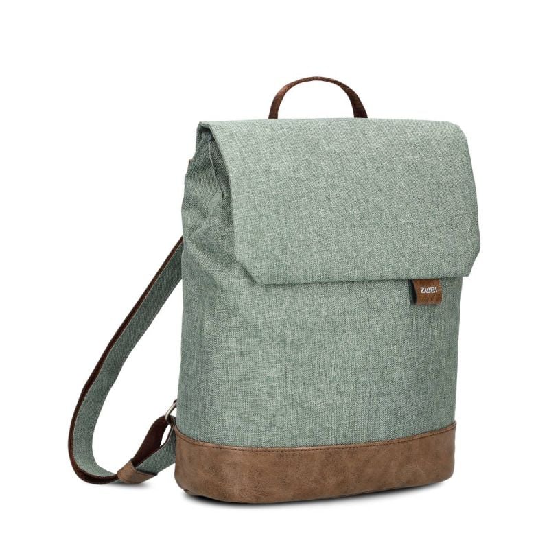 OLLI Rucksack OR13 Farbe: Eucalyptus von ZWEI Bags ..kleiner City Rucksack