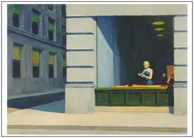 Edward Hopper Postkarte "New York Office, 1962" , Kunst