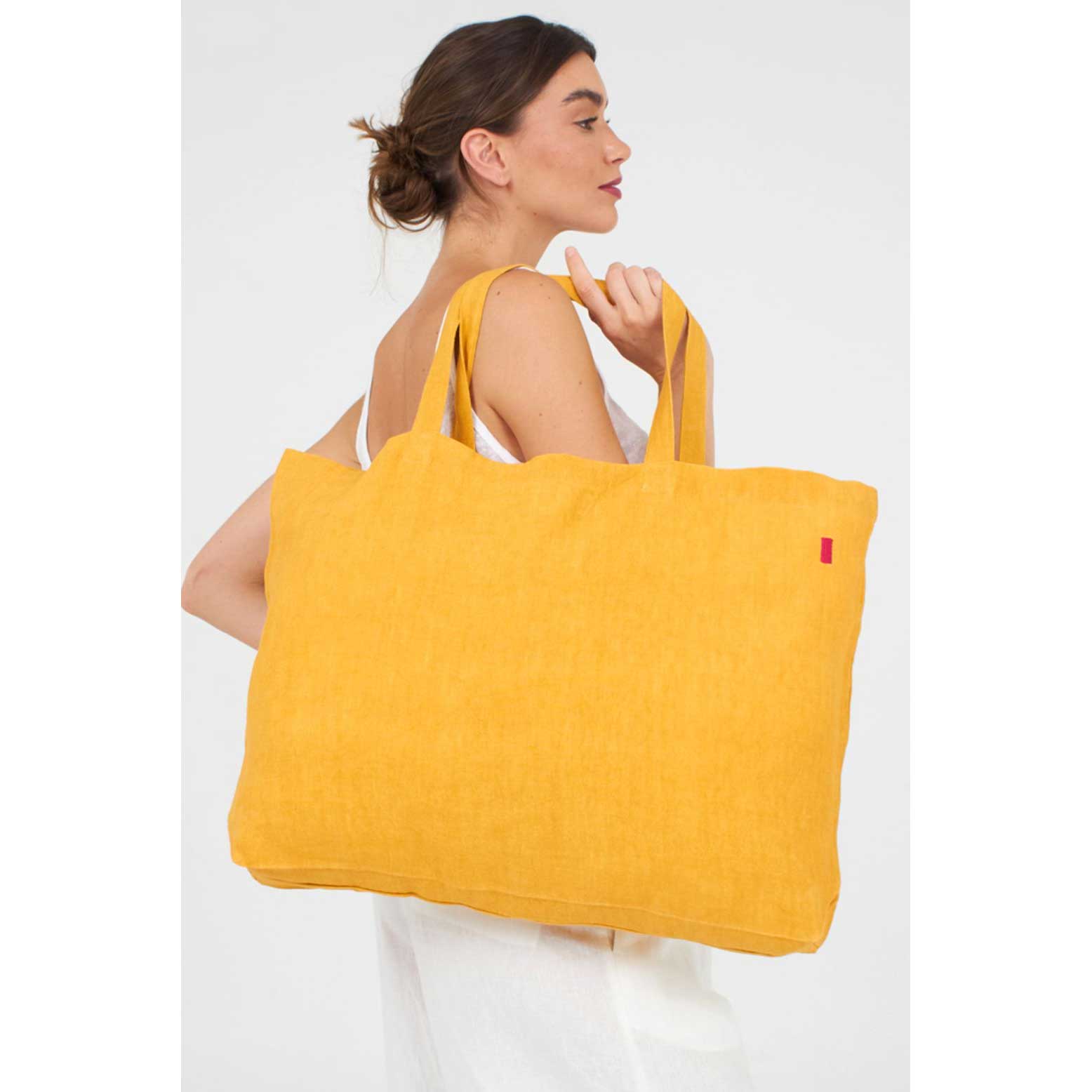 Tasche FRANCES OCKER aus 100% Leinen von Shalls Barcelona 