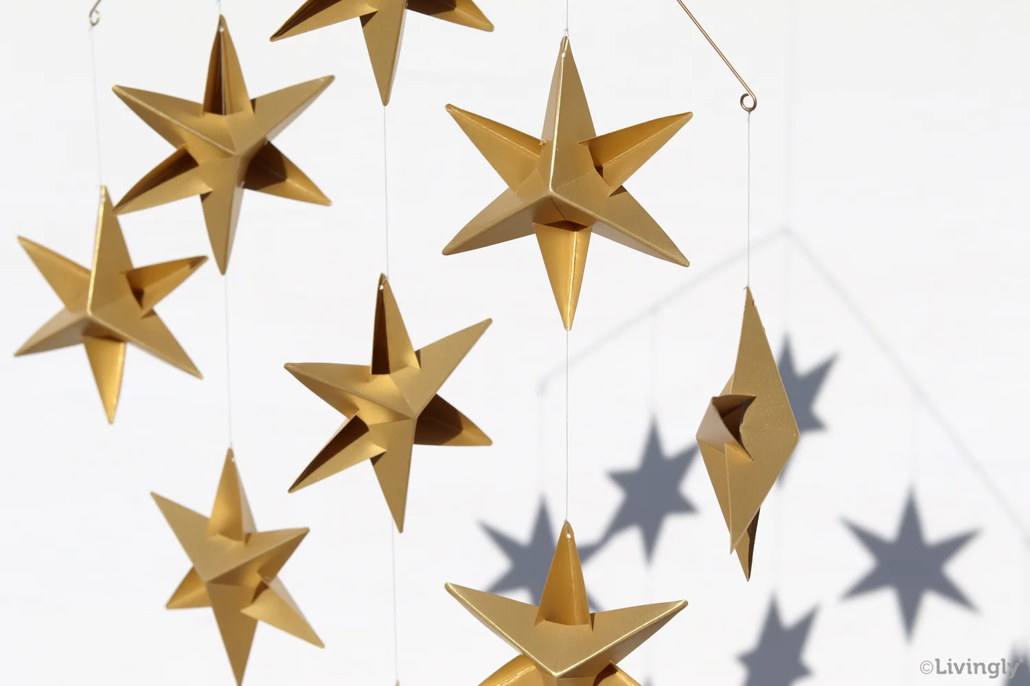 Livingly  Sirius Star Mobile mini, gold von Livingly aus Dänemark 