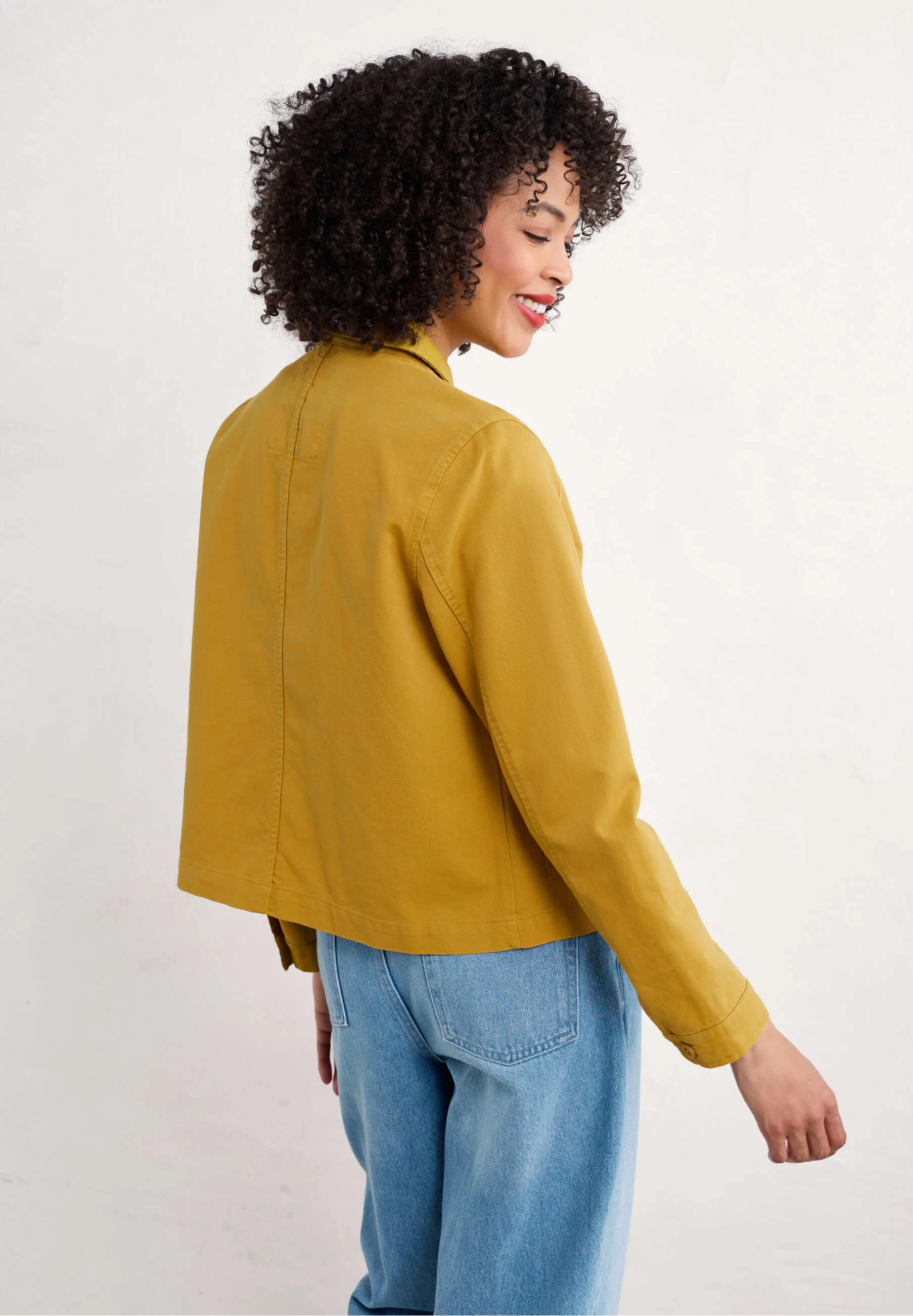 % SEASALT CORNWALL Leichte Sommerjacke Coombe Lane Jacket, Farbe: Chamomile