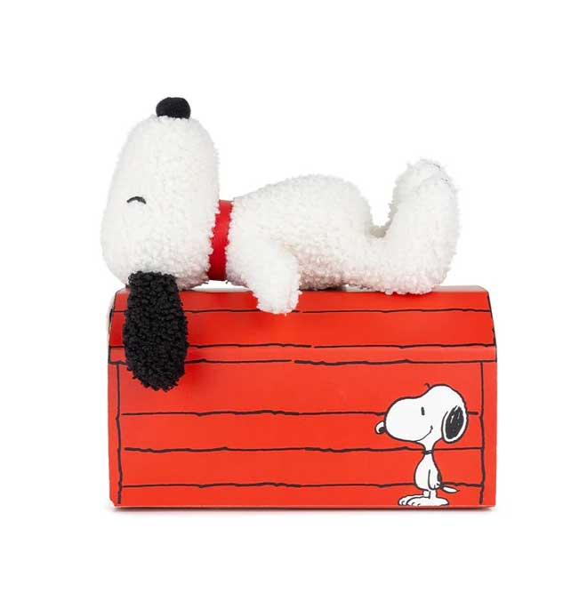 The Peanuts Snoopy ECO Tiny Teddy in Geschenkbox, Creme, ca. 17 cm