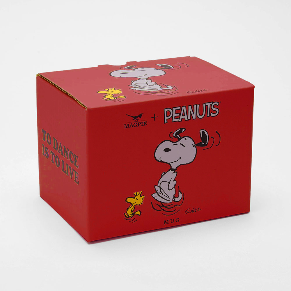 The Peanuts Becher To Dance is To Live, Snoopy  Tasse, ca. 330 ml , Tanzen