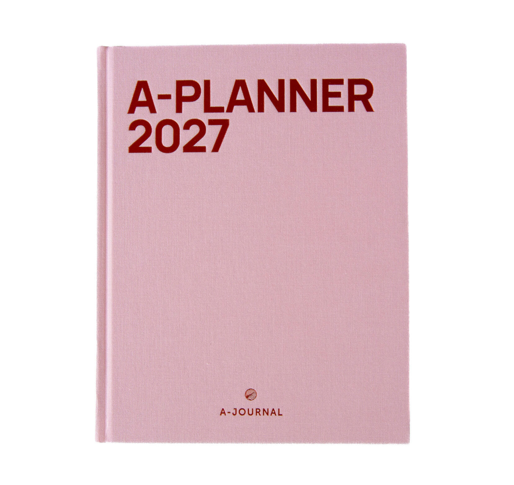A-Journal A-Planner Diary 2027 - Pink Linen, Kalender 2027