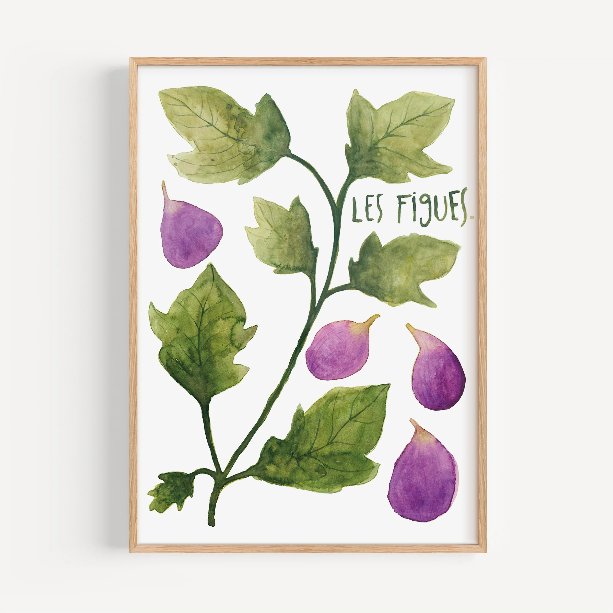 Leo La Douce Kunstdruck LES FIGUES, A4, Feigen 