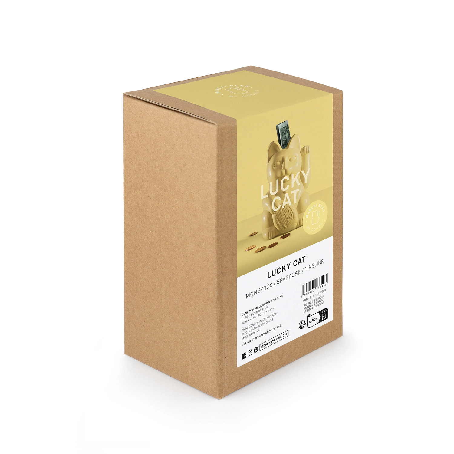 Lucky Cat Money Box, Sparkässle/Spardose