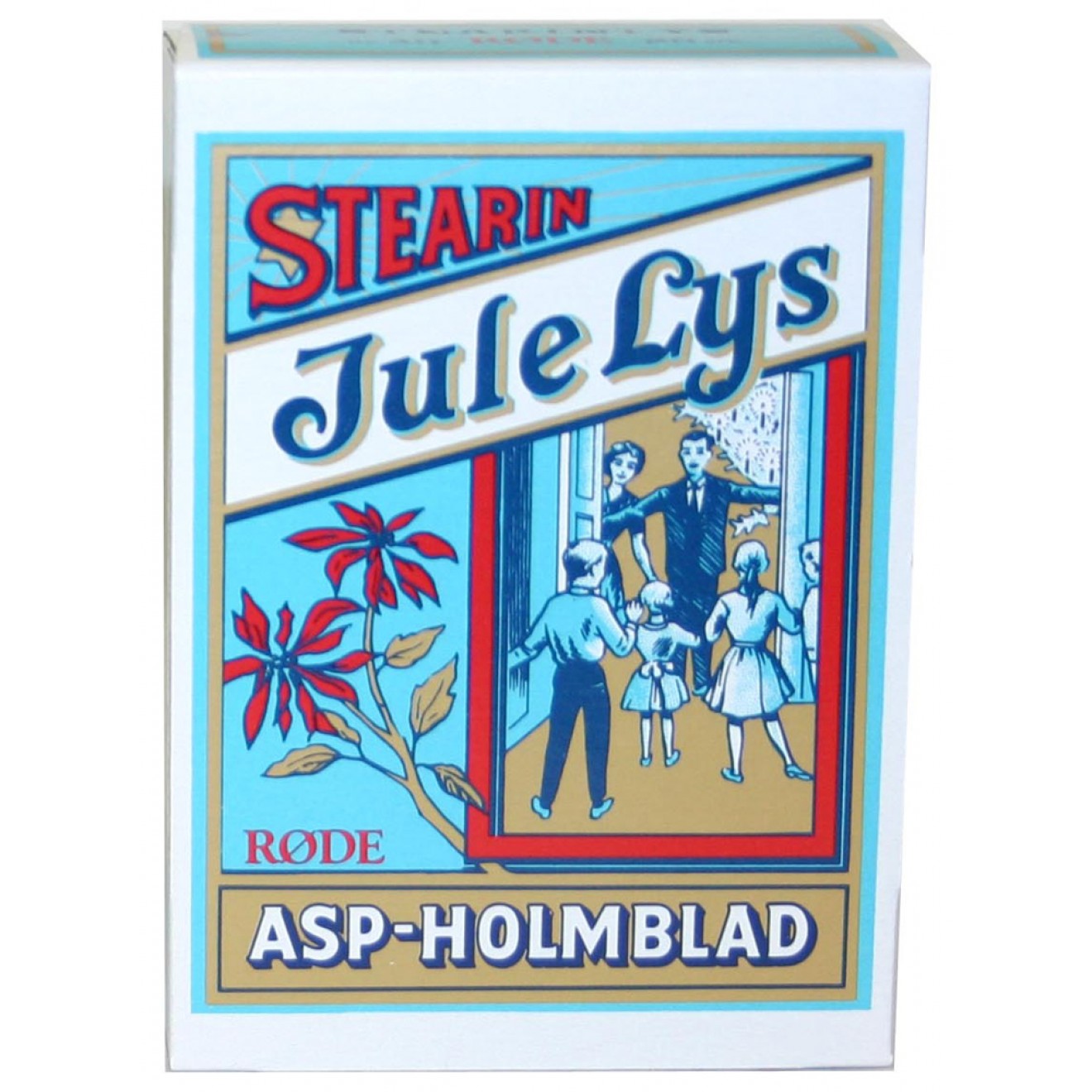 Baumkerzen Juletræslys,  rot, 110x12mm,  20er Pack,  100% Stearin, ASP Holmblad aus Schweden