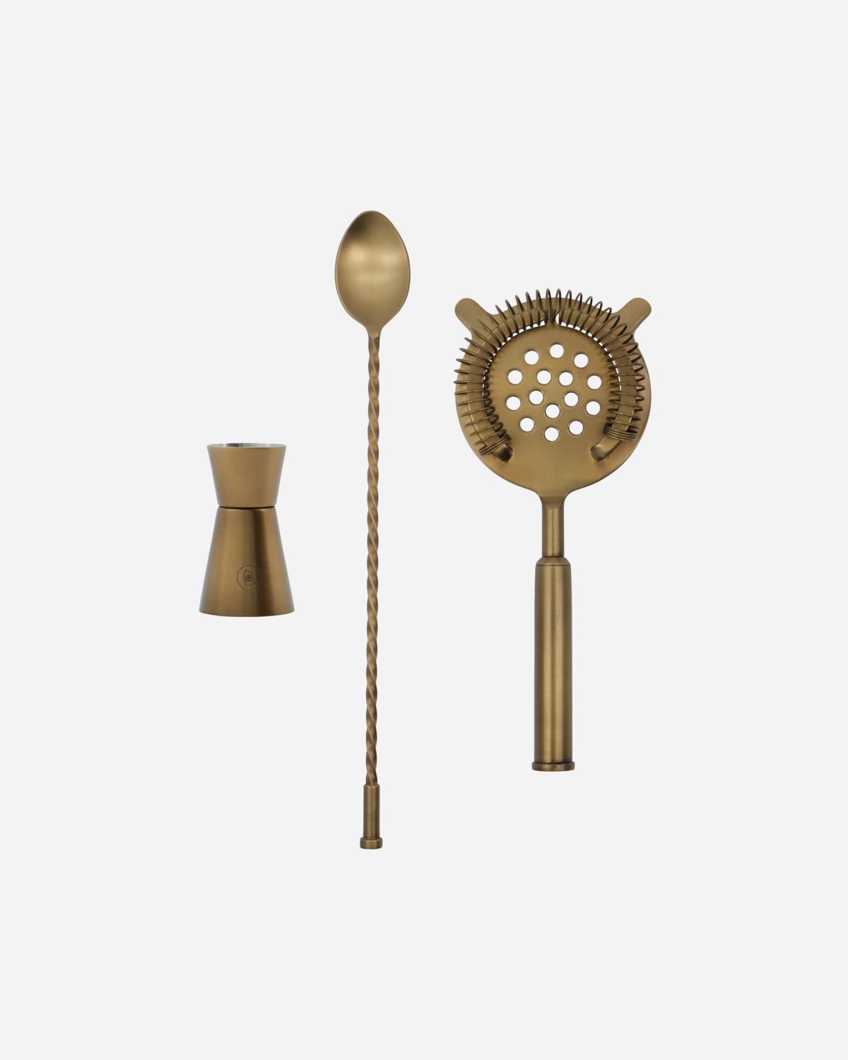 % Cocktail 3er Set, BAAR, Antikes Messing-Finishvon House Doctor