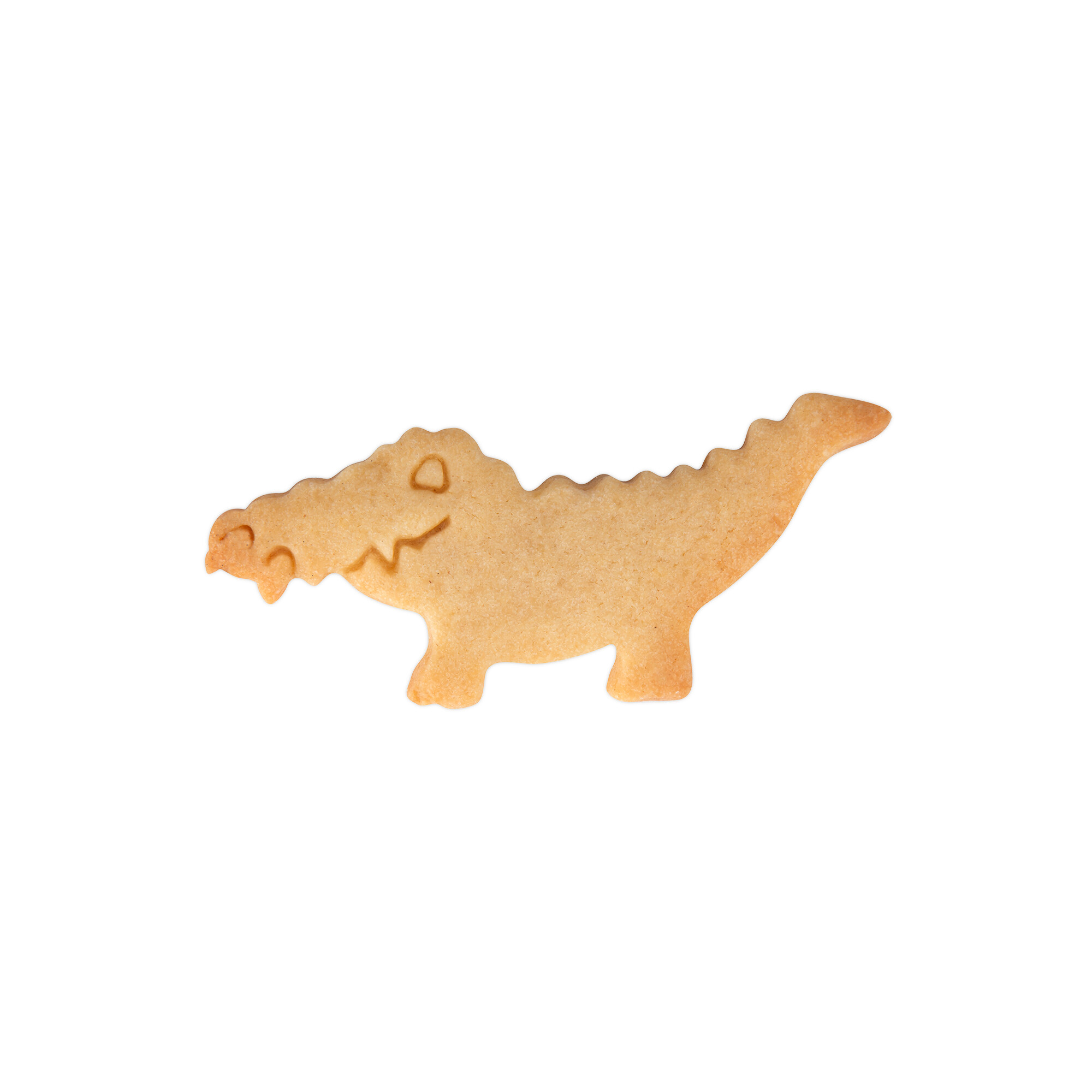 Ausstecherle Krokodil Edelstahl 8 cm von Städter, Präge-Ausstecher Krokodil, Plätzchen Backen 