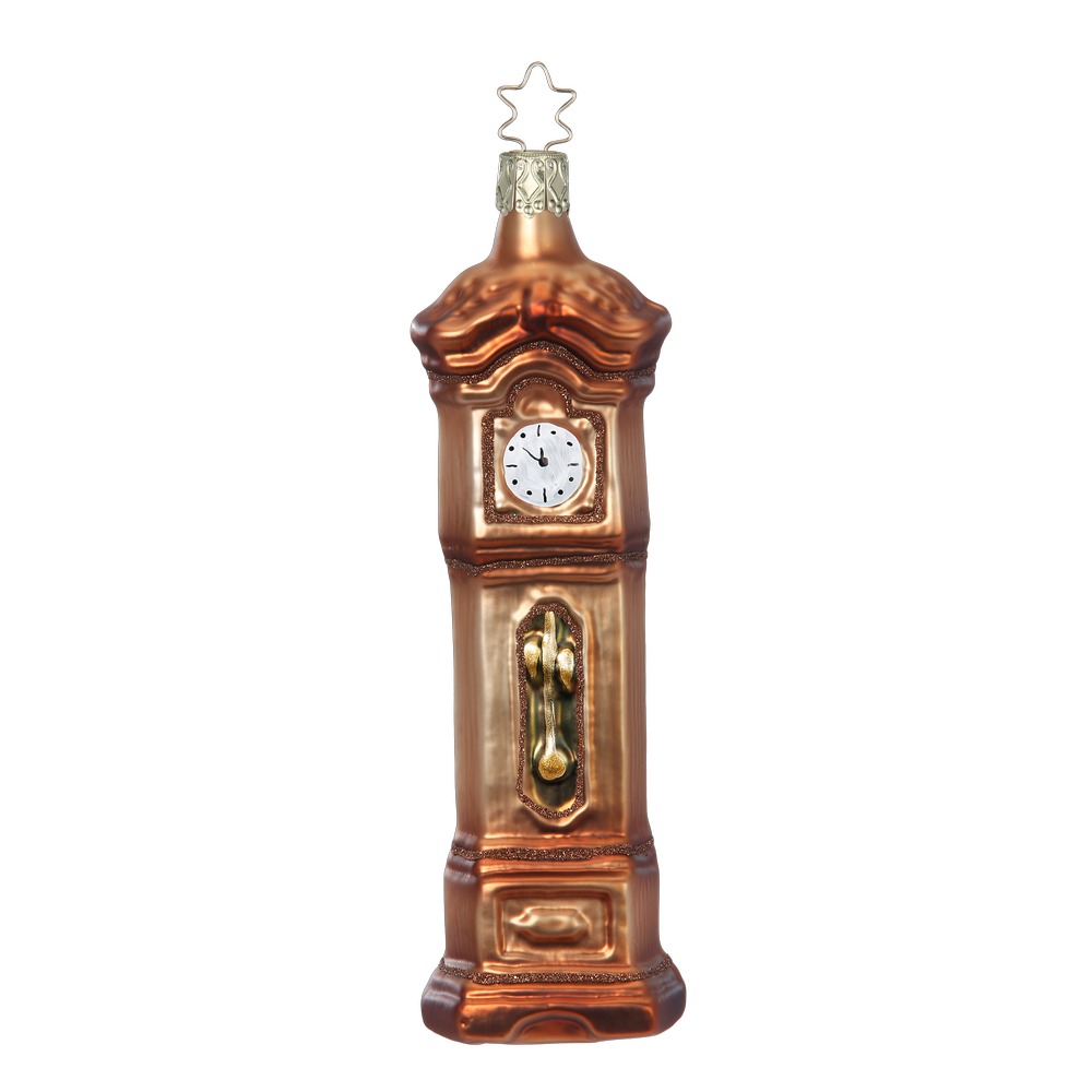 Inge Glas Christbaumschmuck Standuhr, ca. 15 cm , Die Nussknacker Suite  