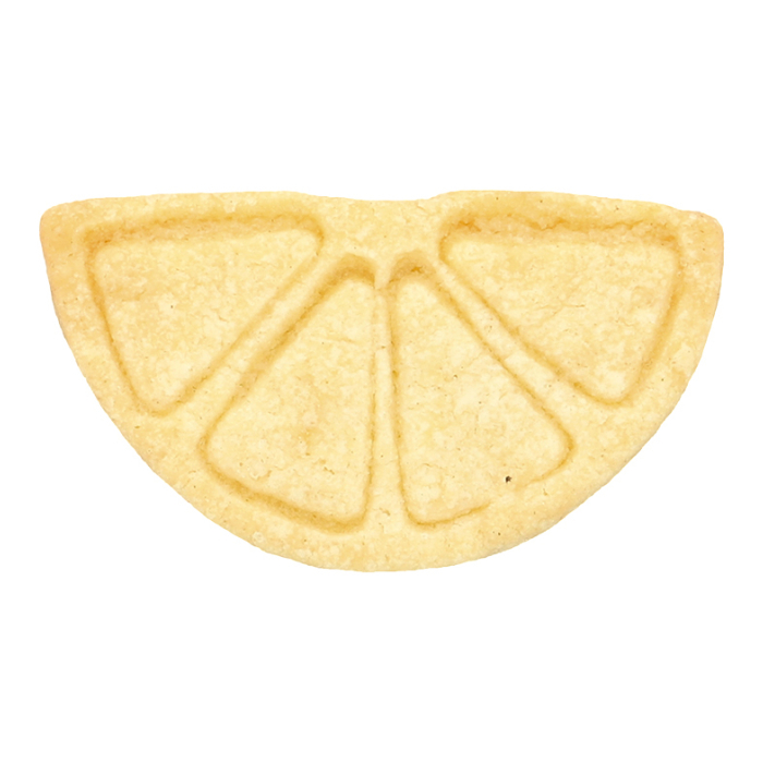 Ausstecherle Zitronenscheibe 5,5 cm, Edelstahl von Birkmann, mit Innenprägung, Prägeausstecher, Ausstechform