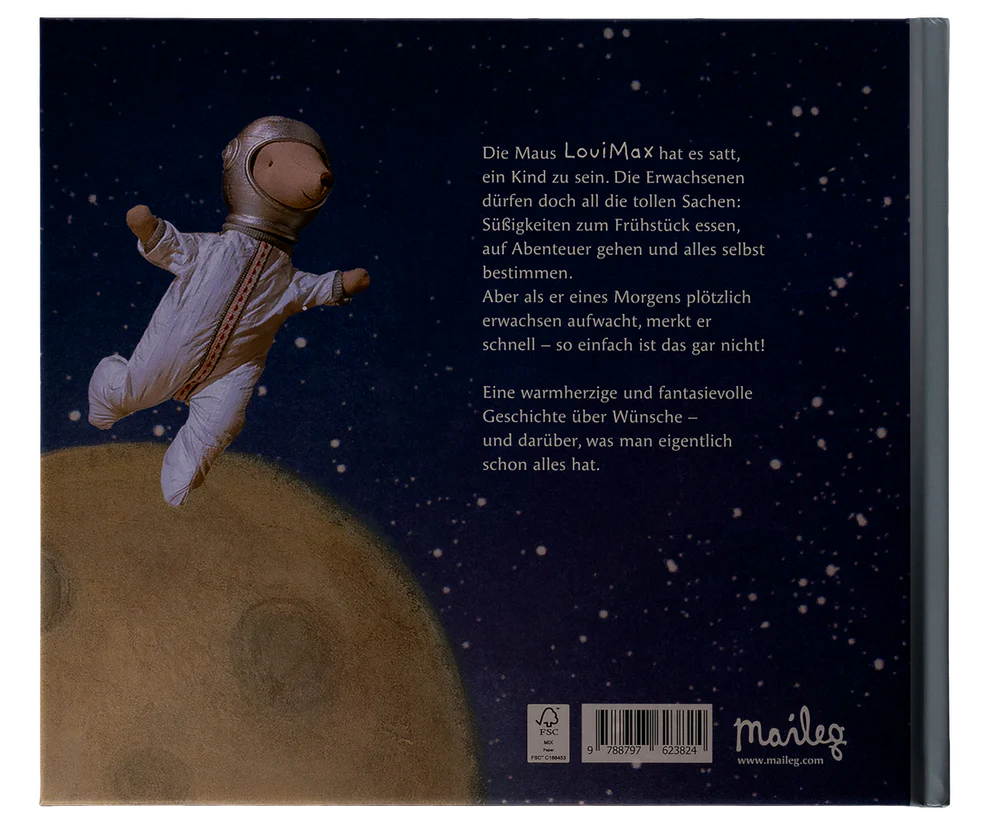 Maileg Buch LouiMax - Träume vom Erwachsensein (DE)