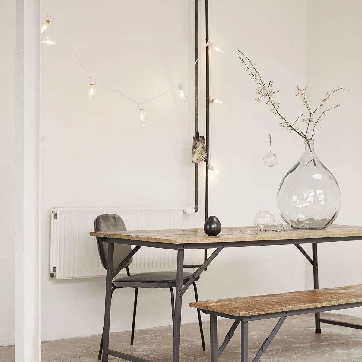 Esstisch, Party, Natur von house doctor, l: 180 cm, w: 80 cm, h: 74 cm