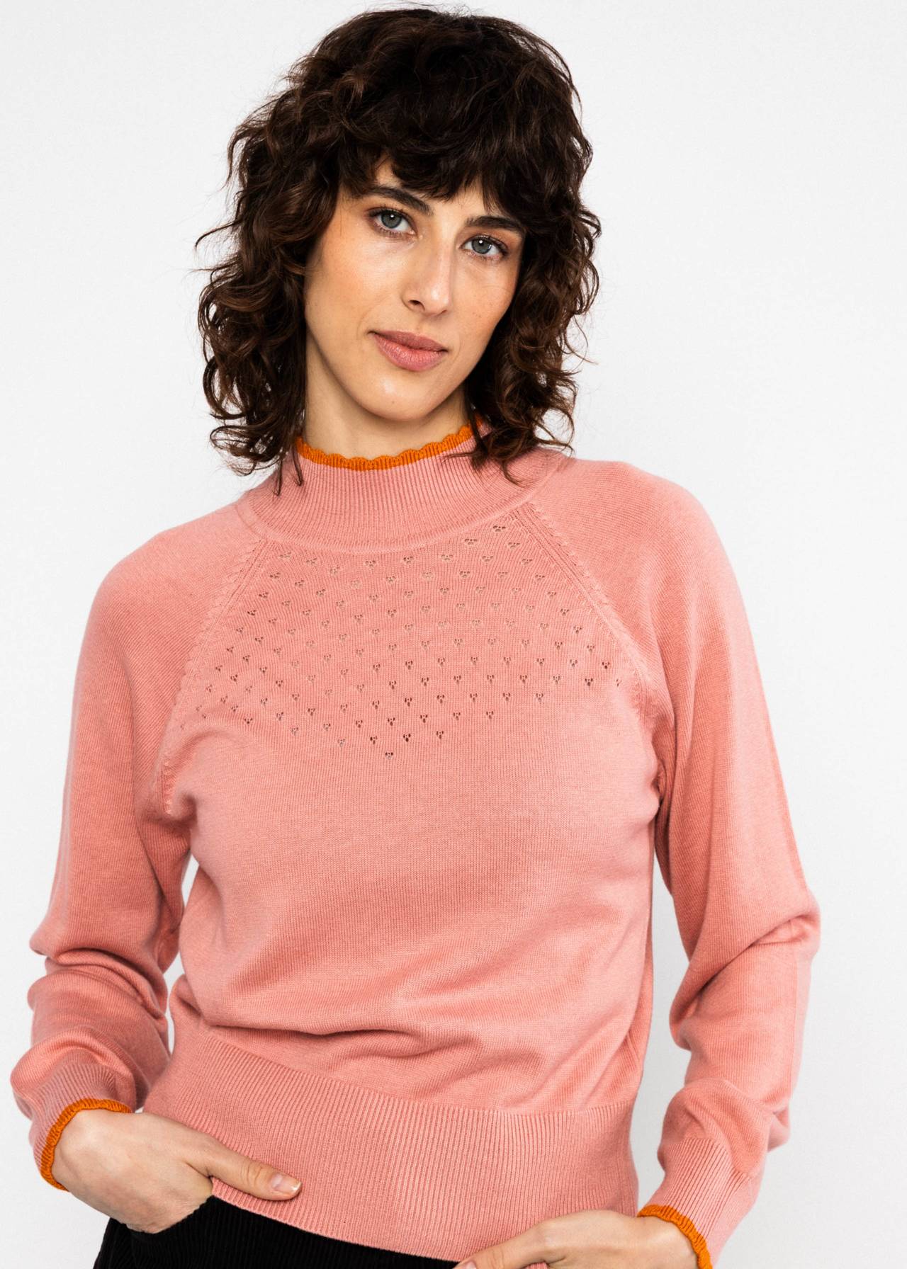 Blutsgeschwister Strickpullover Delicious Minds, soft rose knit