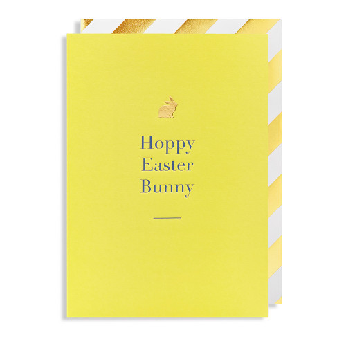 Doppelkarte "Hoppy Easter Bunny " von POSTCO  