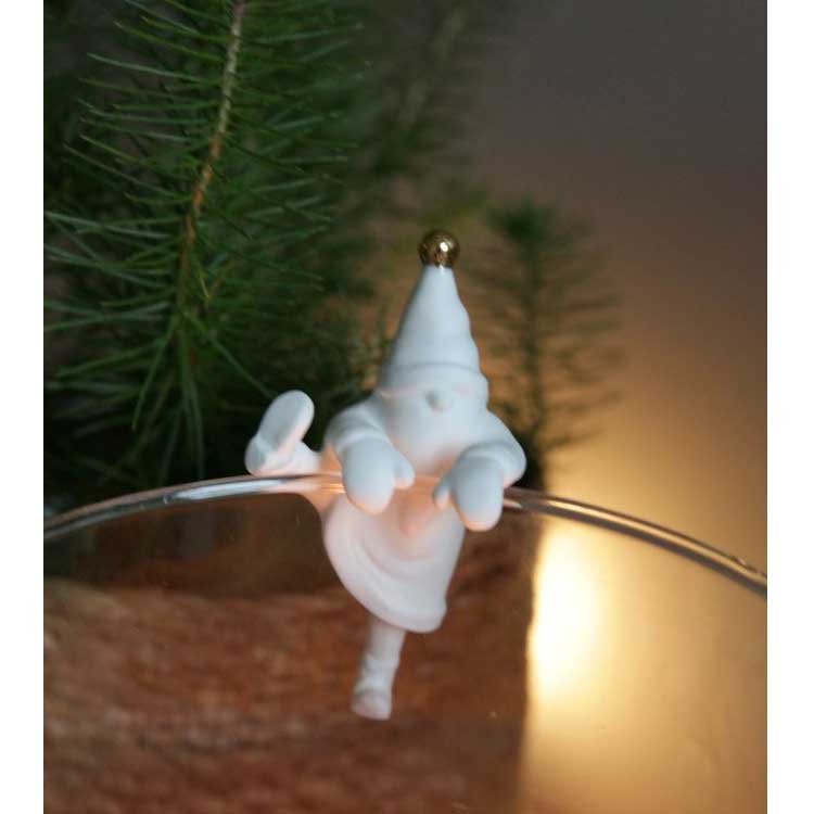 Good old friends Kletter Santa. Goldener Bommel