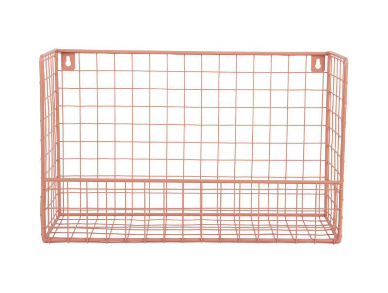 Wall Rack Reja,  Peach orange, ca. 25 x 15 cm  