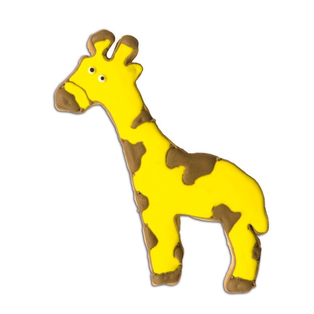 % Ausstecherle Giraffe Edelstahl 12,5 cm  von Städter, Prägeausstecher  