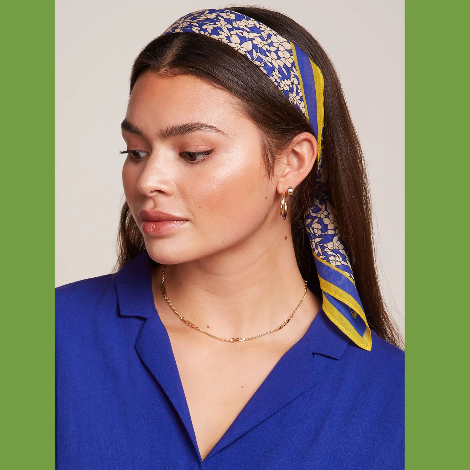 King Louie Tuch Paradis, Farbe Bluing