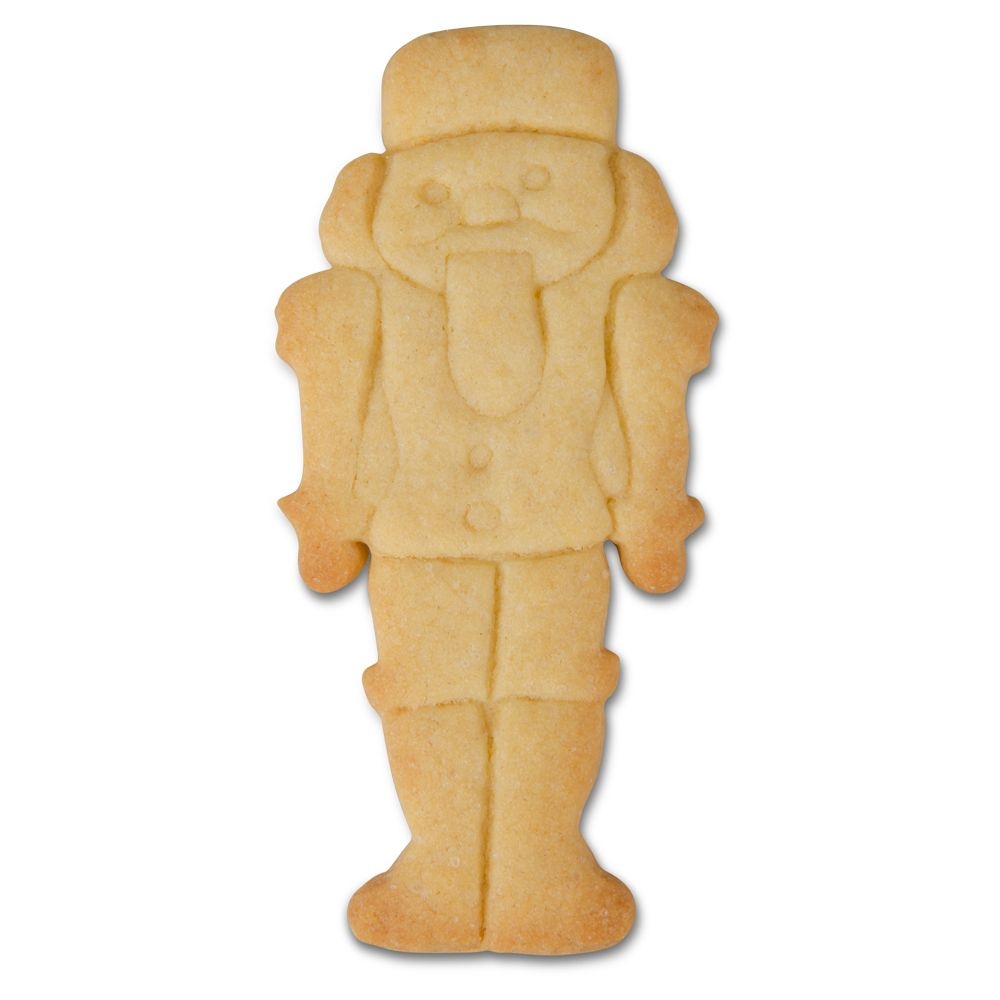 % Ausstecherle Nussknacker Edelstahl 10 cm von Städter, Prägeausstecher, Plätzchen Backen, Nußknacker