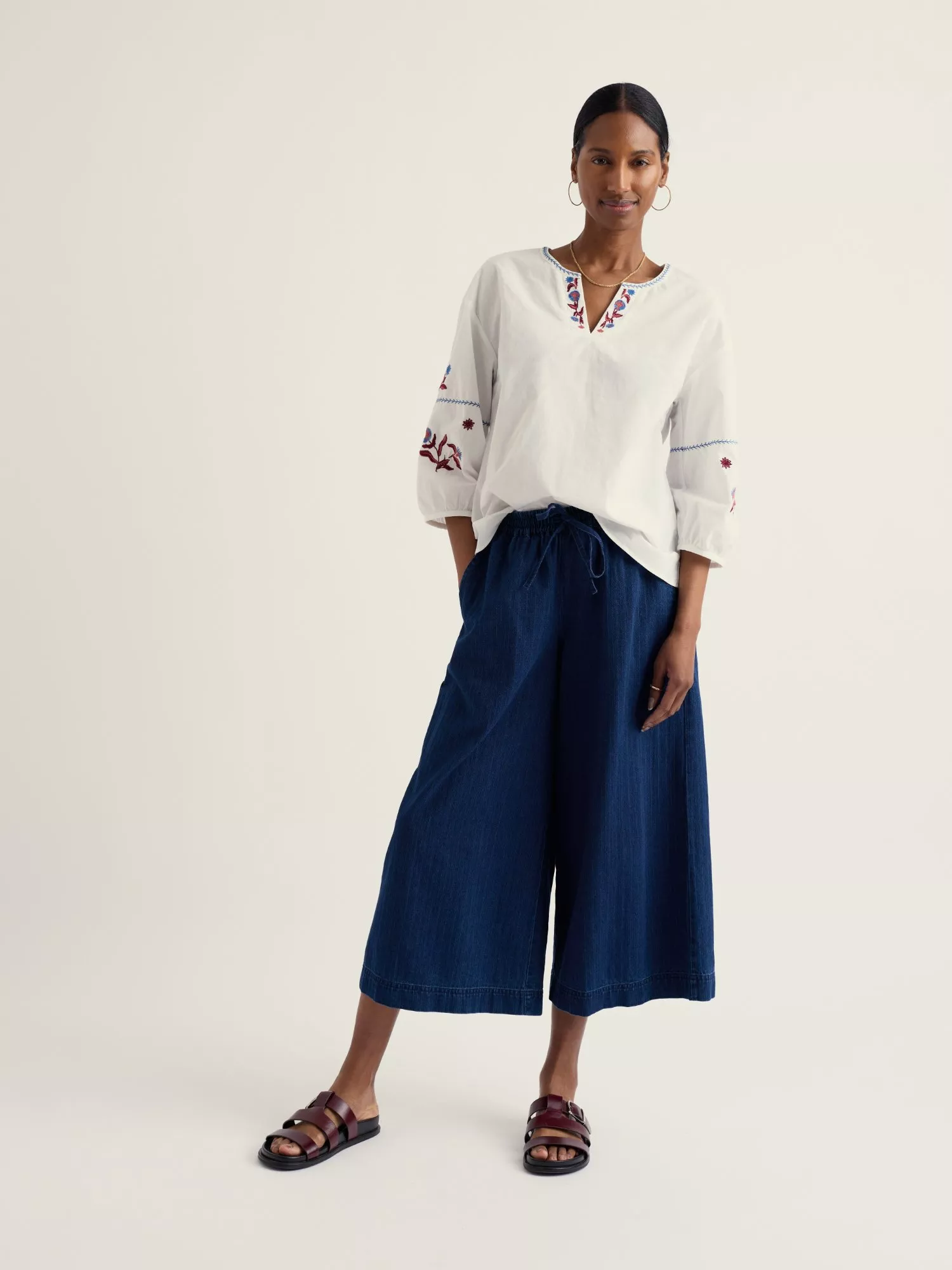 SEASALT CORNWALL Eskelli Wide Leg Culotte