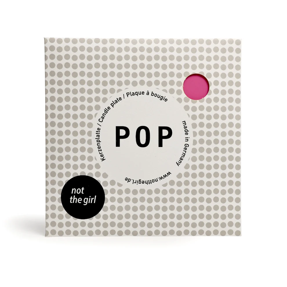 Kerzenteller Big POP Pink von not the girl who misses much