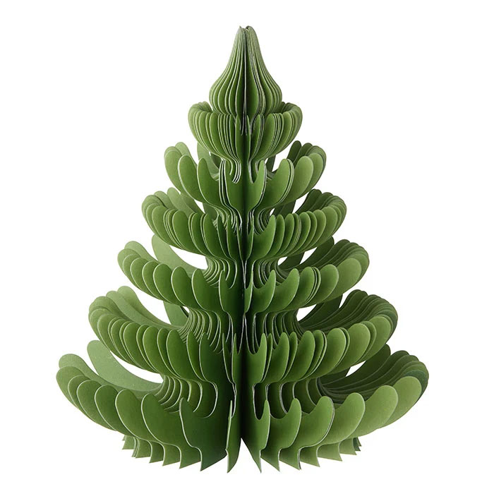 Bungalow Honeycomb Tannenbaum ANDINA, ca. 22 cm Forest von Bungalow, Papier, Honeycomb Tree Andina H22cm Forest
