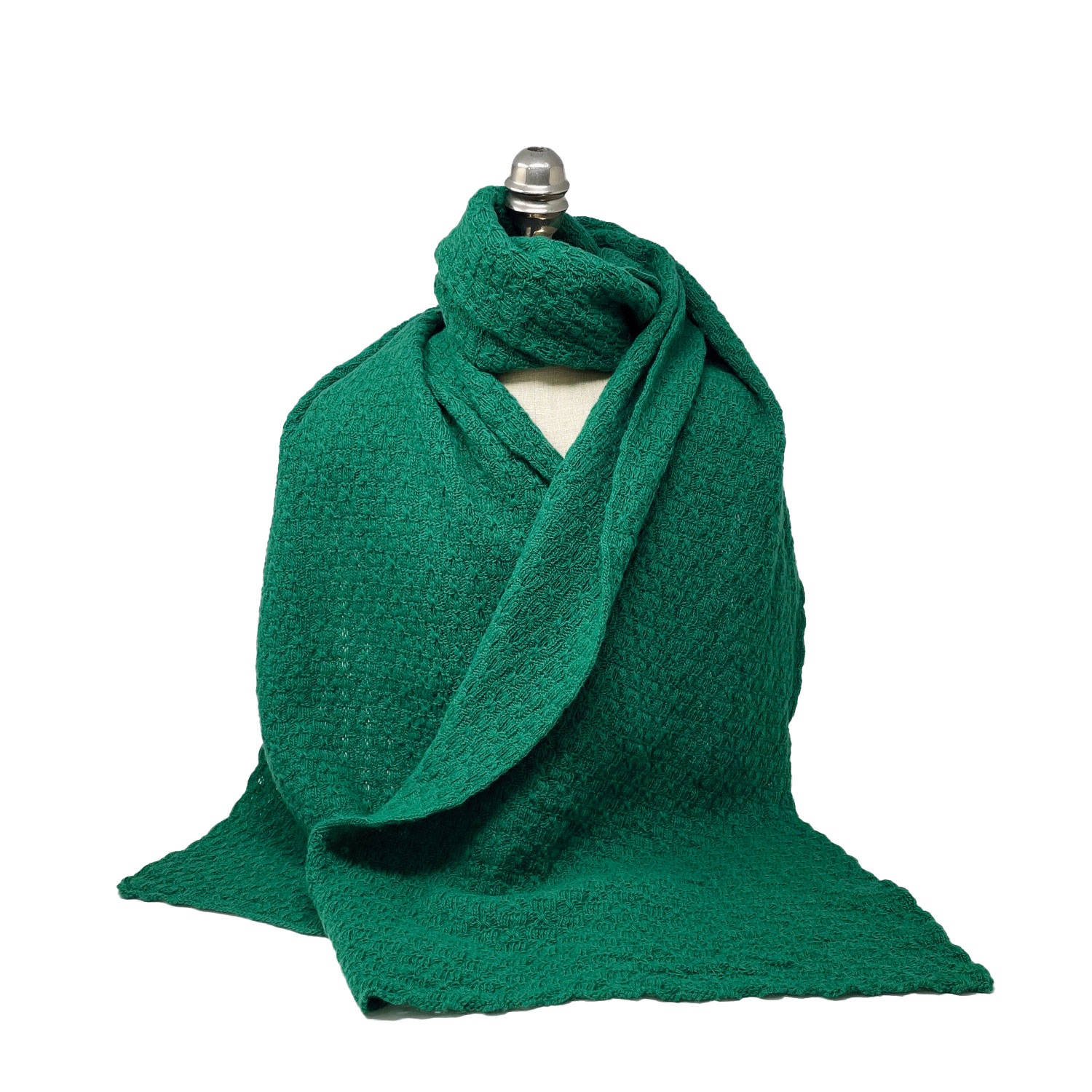 McKernan Schal "TUCKER" EMERALD,   ca. 38 x 185cm , 100 % Wolle  