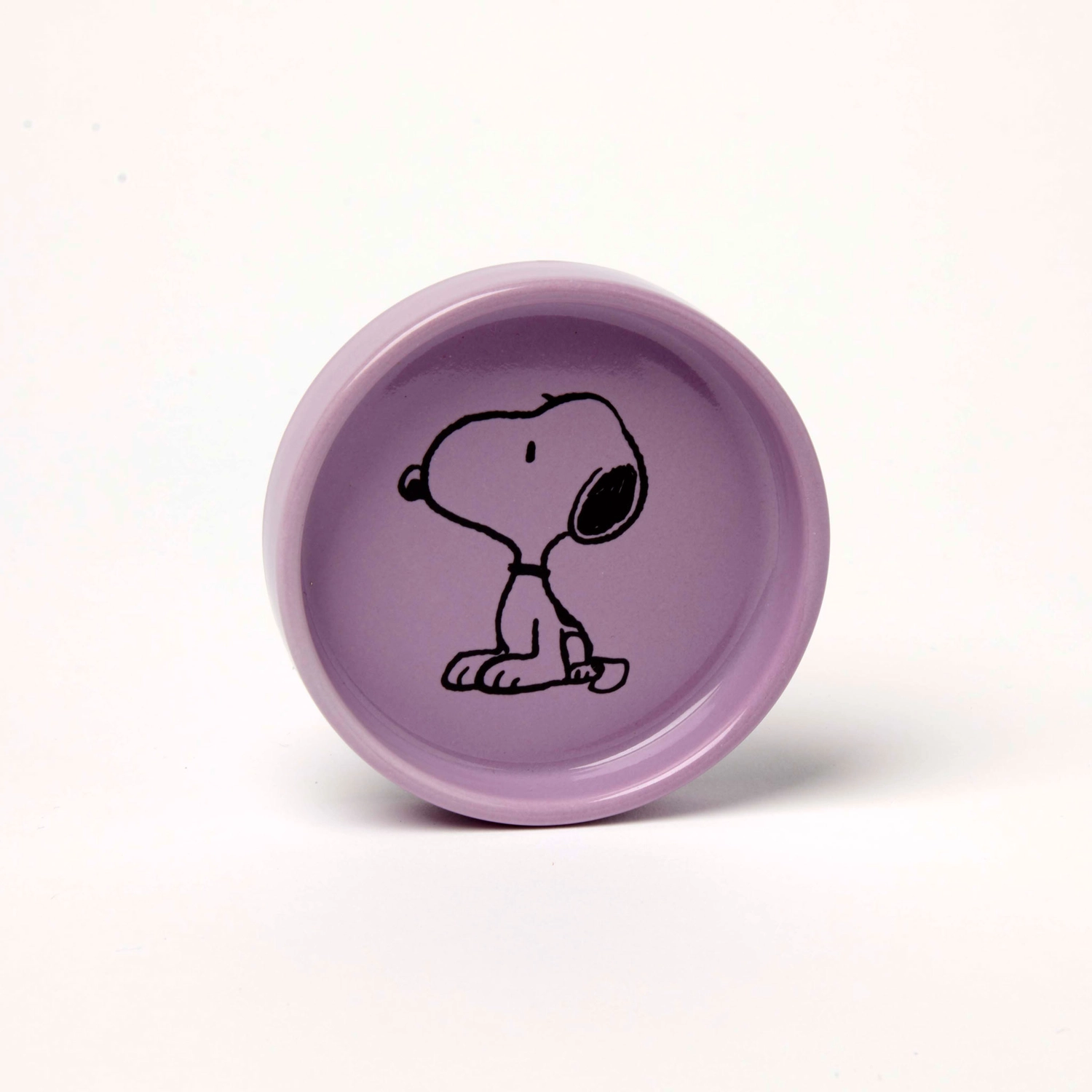 The Peanuts kleine Schale SIT!, Snoopy Pin Dish, D. ca.8 cm , violett