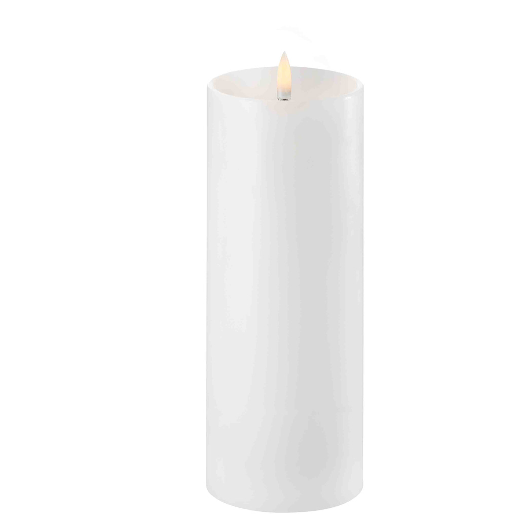 Piffany Copenhagen – UYUNI LIGHTING LED Kerze - Nordic White, D. ca. 7,8 x 20,3 cm 