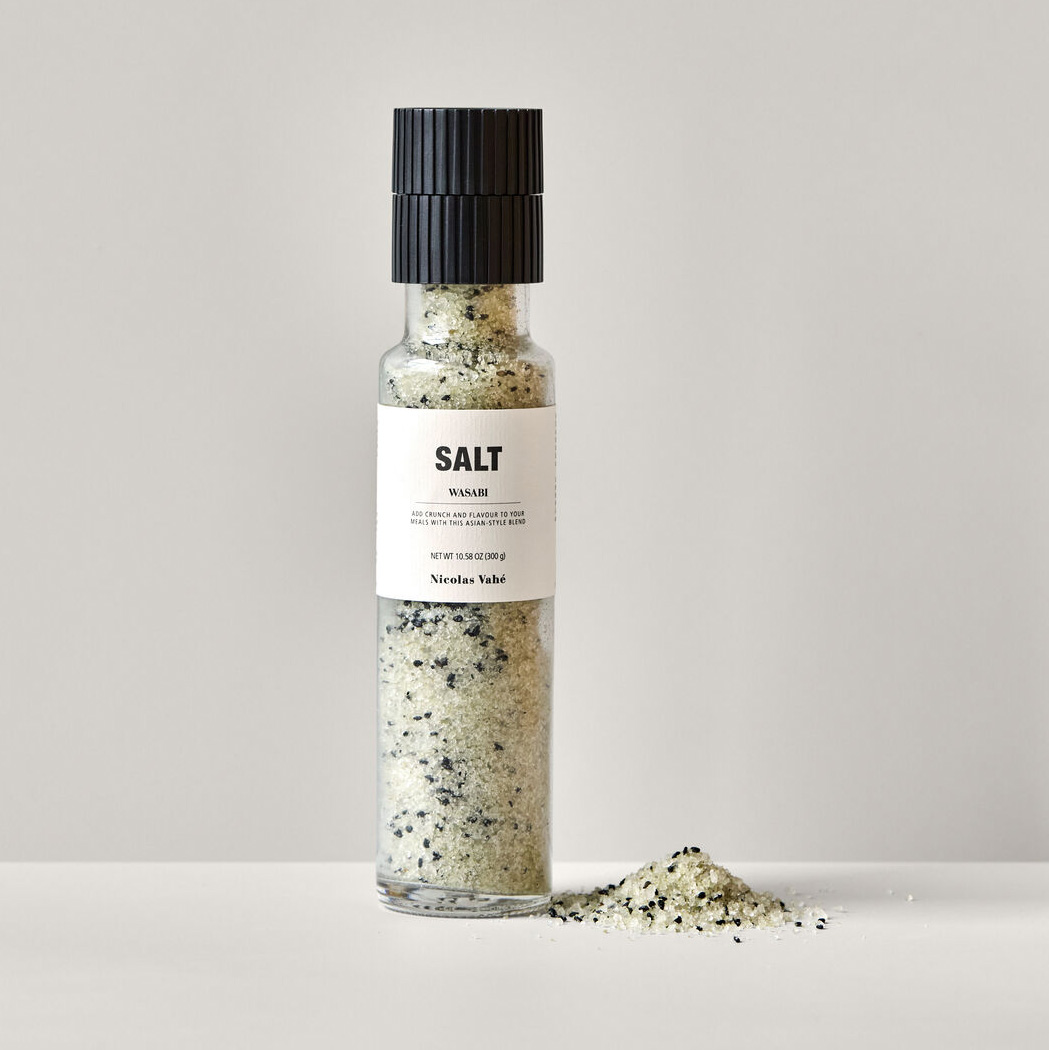 Nicolas Vahe Salz mit Wasabi 300 g , Nicolas Vahé Salt, Wasabi, 300 g