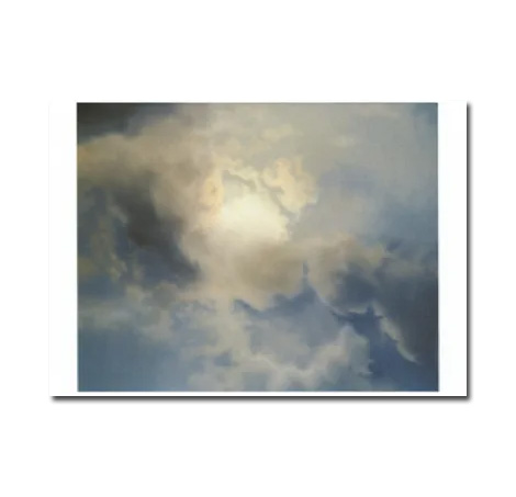 Postkarte Gerhard Richter "Wolkenstudie (Gegenlicht), 1970"    Kunst  