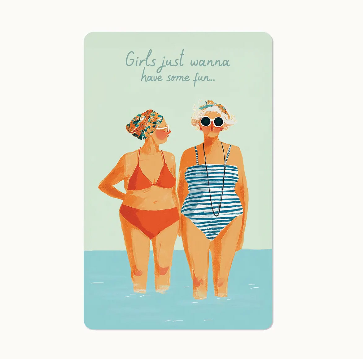 Lunacard Postkarte Girls just wanna