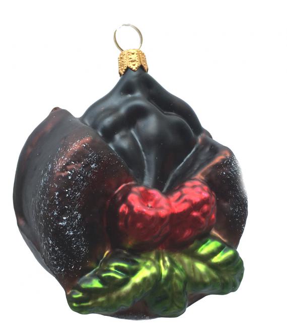 % Christbaumkugel Schokoladenkuchen / Lava Cake