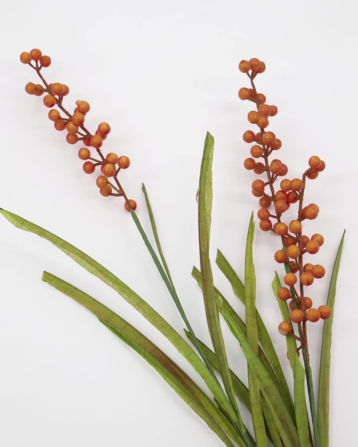Kunstblume, Blume, rote Beeren  ca. 75 cm Herbst, Buckthorn