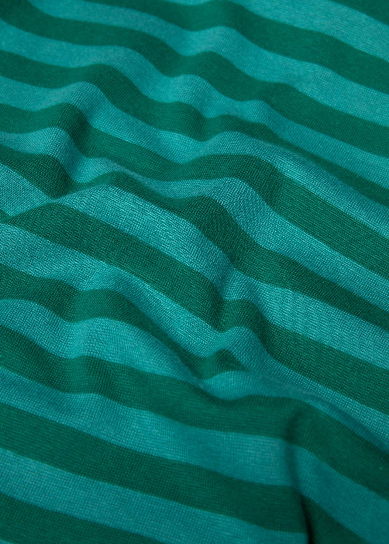 Blutsgeschwister Longsleeve Stereo Rainbow Crew emerald line stripes