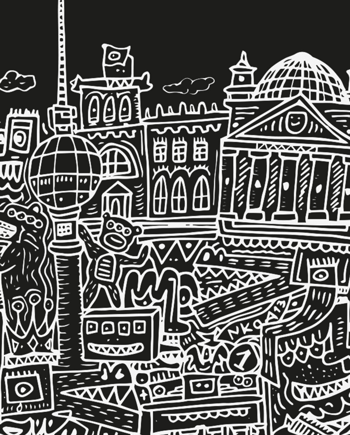 NUUNA Notizbuch Graphic L Berlin, 165 × 220 mm , A5  