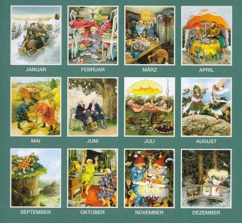 Inge Löök Kalender 2025herrlich endlich wieder der Kalender mit den 